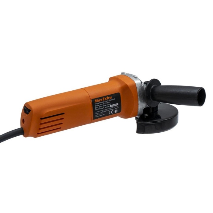 Max Extra MX9117E Devir Ayarlı Avuç Taşlama 115 mm 680 Watt 230 Volt M14 Vidalı El Aleti AGMair Agm Yapi