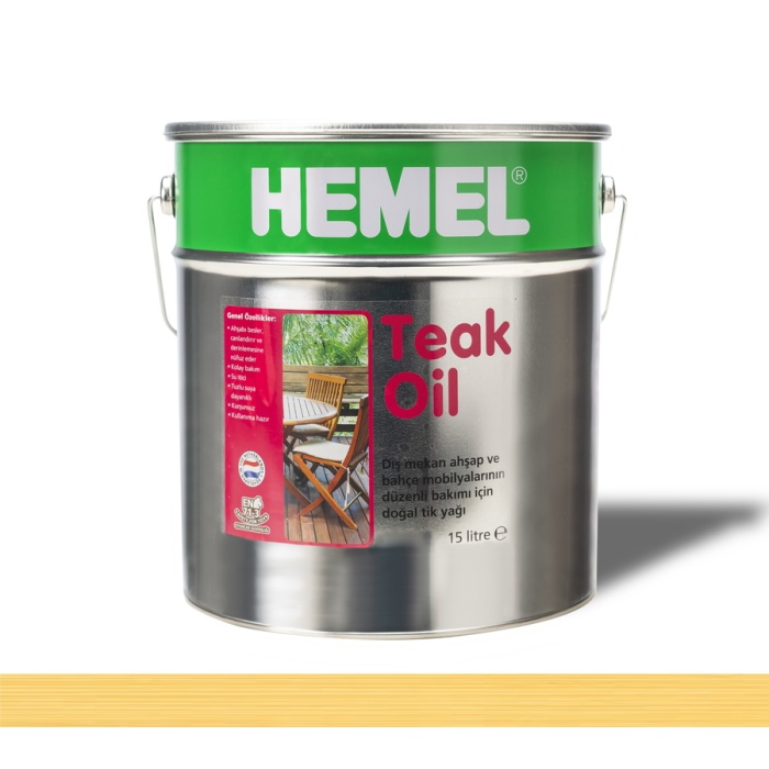 Hemel Teak Oil Yağ Teak Yağı 15 Lt