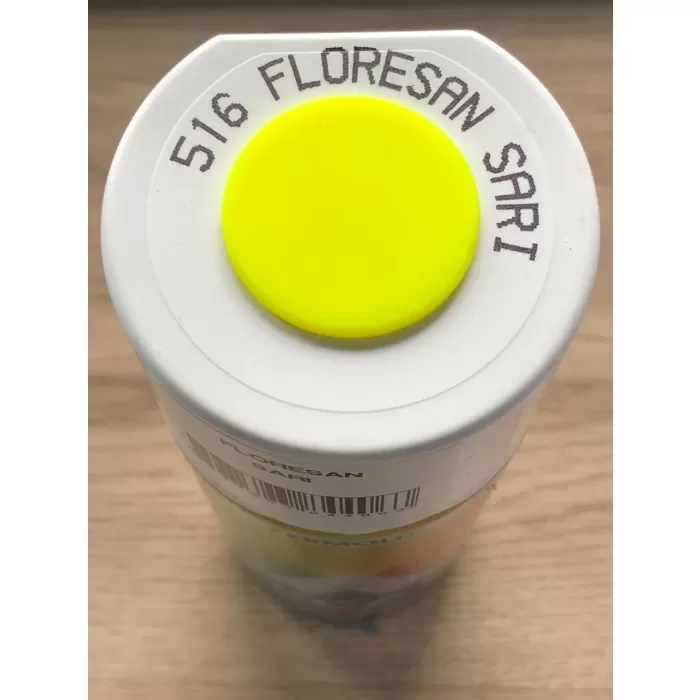 AKÇALI 516 Floresan Sarı Sprey Boya 400 ML