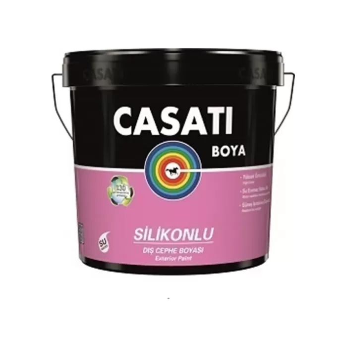 Casati Slikonlu Dış Cephe Boyası C001 Beyaz 7,5 Lt