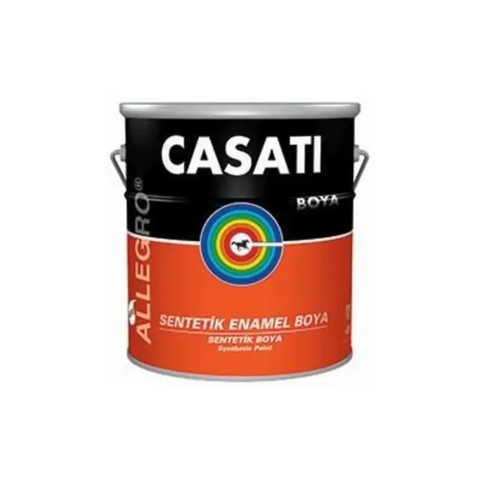 Casati 2.5 kg Siyah Sentetik Enamel Yağlı Boya