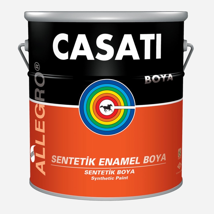 CASATI SENTETİK ENAMEL BOYA BEYAZ 0,200 KG