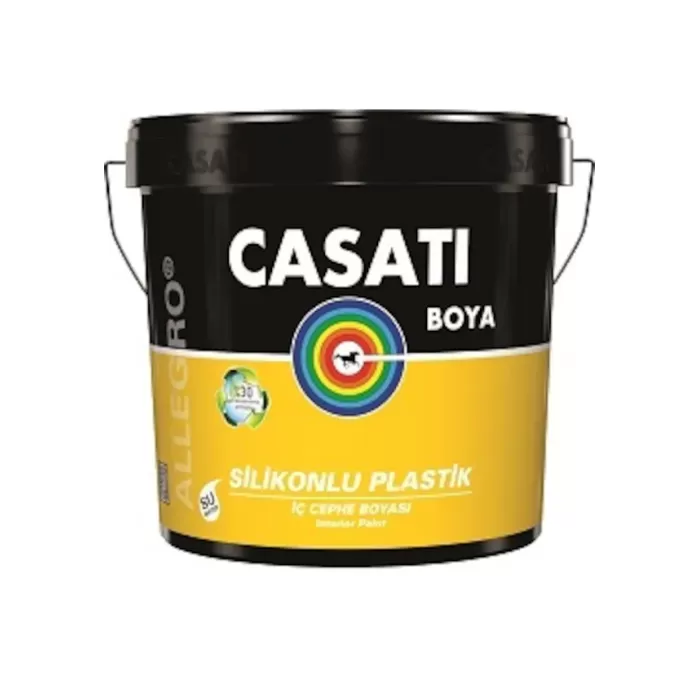 CASATİ ALLEGRO SİLİKONLU PLASTİK BOYA 10 KG SİYAH