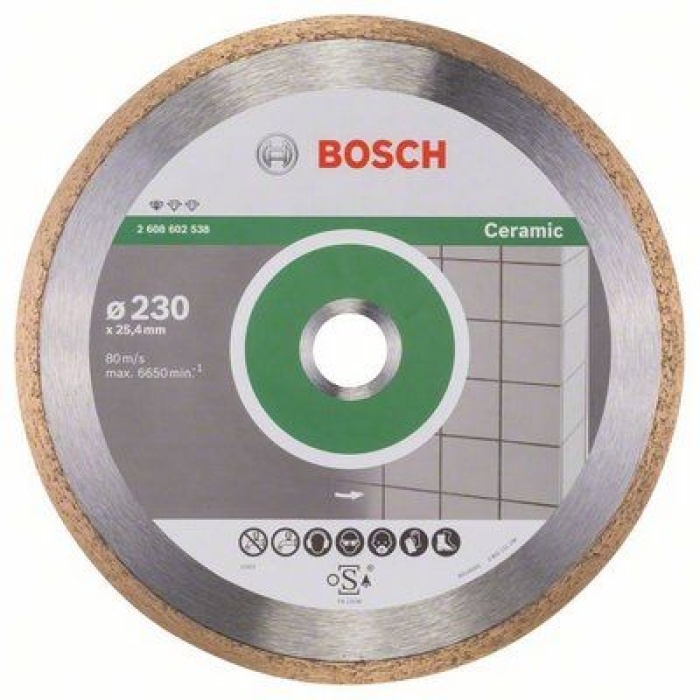 BOSCH KESİCİ DİSK STANDARD FOR CERAMIC 230 MM