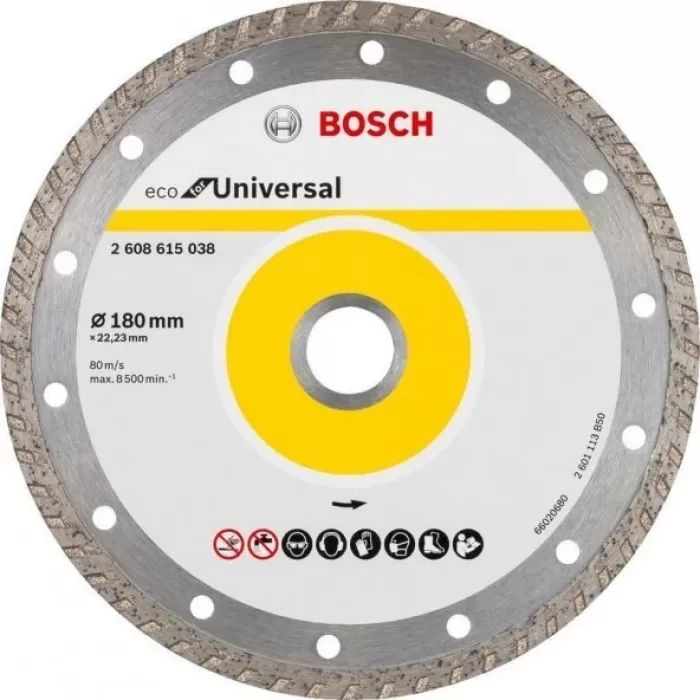 BOSCH ECO FOR UNİVERSAL 180MM.TURBO KESİCİ