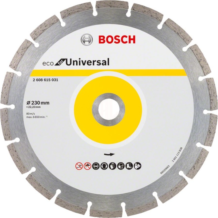 BOSCH  ECO FOR UNİVERSAL SEGMANLI 230  MM