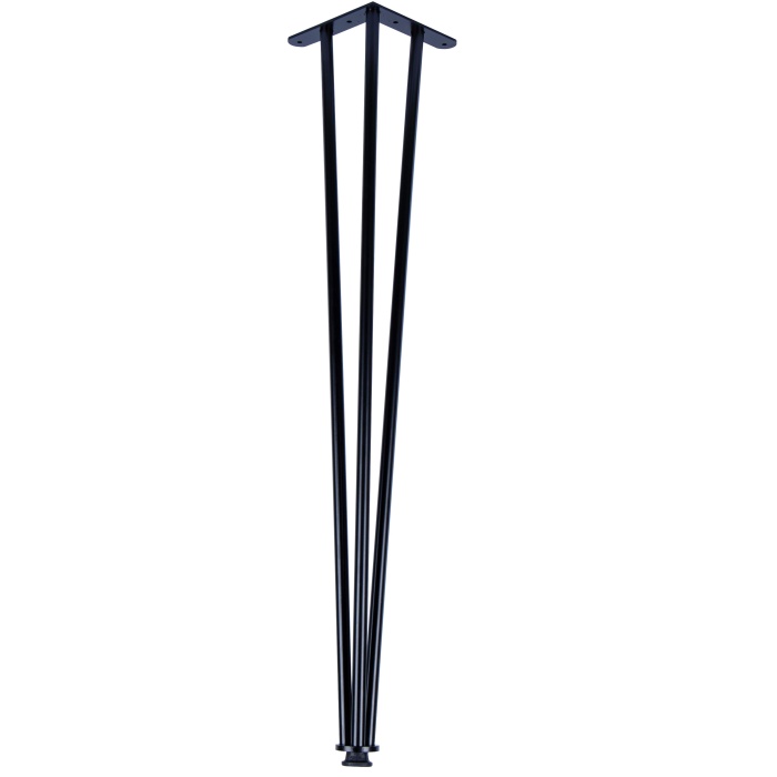 4 Adet Çeşme Metal Ahşap ve Kütük Sehpa Ayağı 60 cm