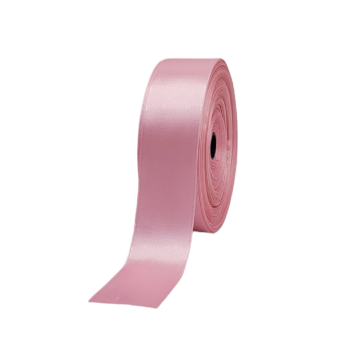 Saten Kurdele 6 cm Pembe 100 m