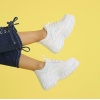 Hco Pullu Yüksek Taban Sneakers