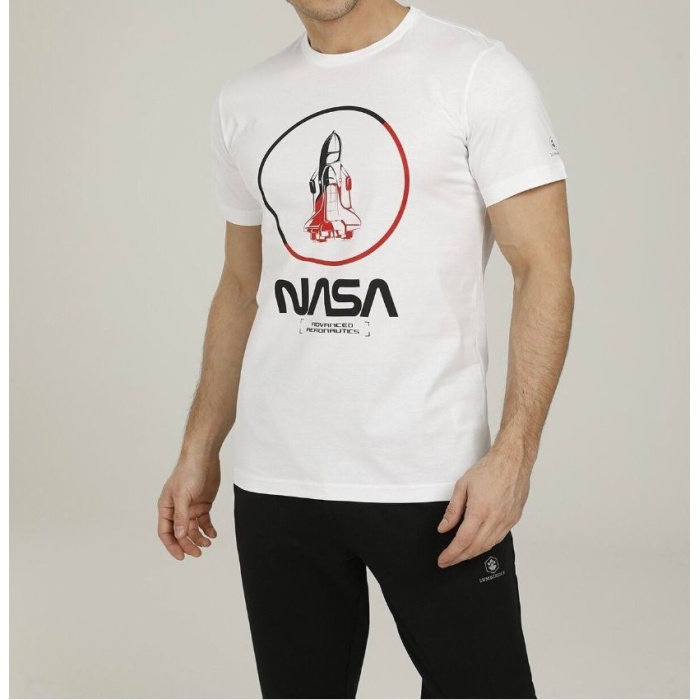 LUMBERJACK NASA LOGOLU UNISEX TSHIRT