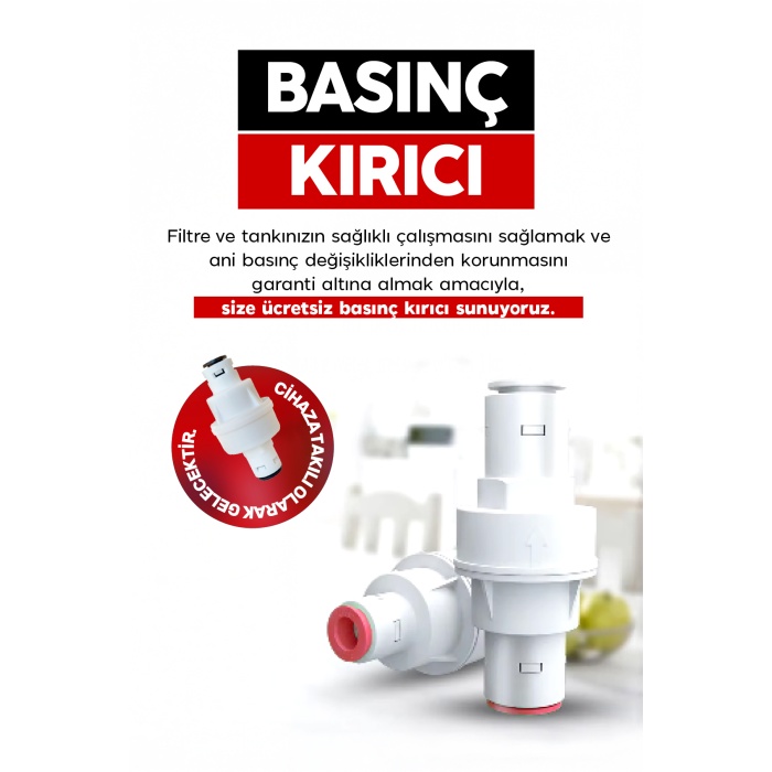 PLUSKİT 8 Litre 15 Aşama Mineralli 75 GPD Su Arıtma Cihazı SS0010