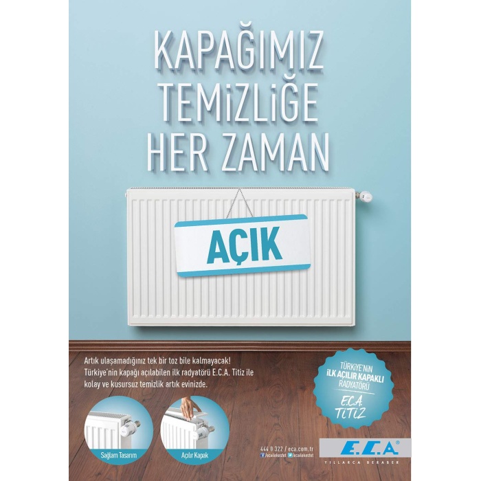 ECA PANEL RADYATÖR 400x700 PKKP TİP 22