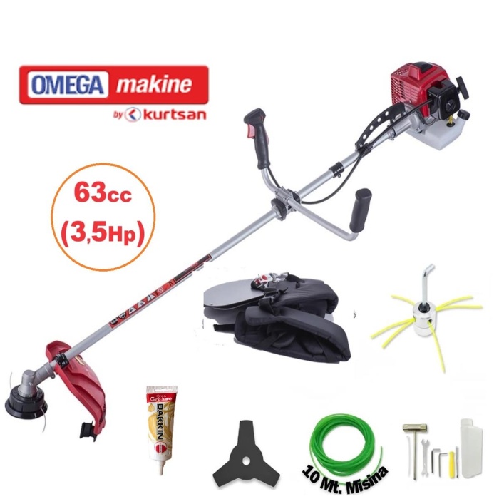 Omega CG63 Benzinli Motorlu Tırpan 3.1 Hp