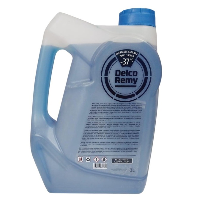 Delco Remy Blue Super Antifreeze Coolant -37 °C 3L