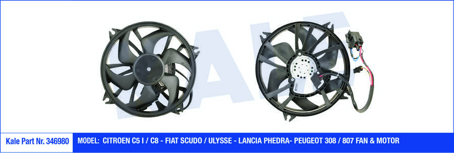 Fan Motoru Beyinli Psa 407/c5 İi 1.8/2.0 16 V 04-1253.n5 - KALE 346980