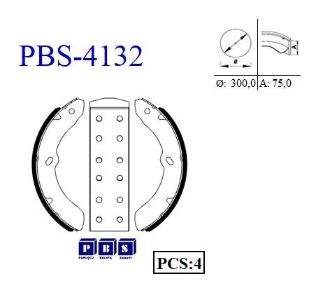 On Fren Pabuclu Balata 085 İsuzu Nkr55 Nkr71 Nlr - PBS 4132