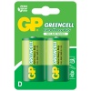 GP Greencel R20 Kalın D Boy Çinko Pil 2li Paket GP13-2UE2