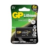 GP 9V Lithium Fotoğraf Makinası Pili Tekli Paket GPCRV9-2U1