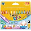 Bic Pastel Boya Plastidecor Karton Kutu Üçgen 12 Lİ 829773