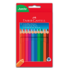 Faber-Castell Kuru Boya Karton Kutu Jumbo Tam Boy Üçgen 12 Renk 5171 116615