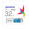 Adata C008-32GB 32GB USB2.0 Classic (White + Blue) Flash Bellek