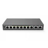 Ruijie-Reyee RG-ES110D-P 8 Port Poe+ 10-100 Mbps 2 Port 10-100-1000 Mbps Uplink Switch Çelik Kasa