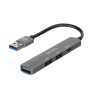 S-link SW-U322 2-USB2.0, 1-USB3.0, 1-Type-C Type-C Metal USB Hub