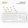 Acer OAK-920  Beyaz Kablosuz Sessiz Tuşlu  2.4Ghz Klavye Moue Set Beyaz (Mouse 1200Dpı)