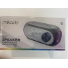 Mikado MD-W7 1200mAh 5W Siyah Bluetooth-Aux-Derece-Usb-FM Double Alarmlı Saat Speaker Speaker