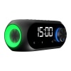 Mikado MD-W7 1200mAh 5W Siyah Bluetooth-Aux-Derece-Usb-FM Double Alarmlı Saat Speaker Speaker