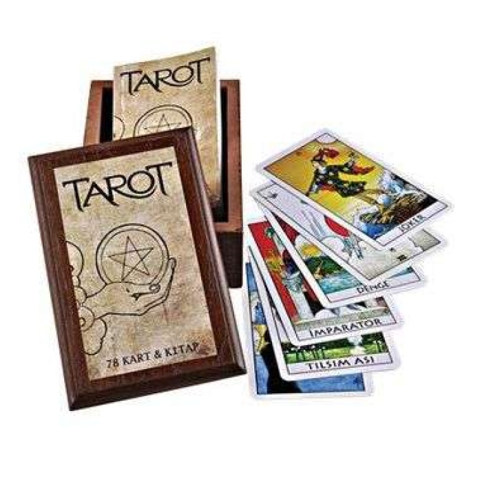 Delta Kültür Yayınları Tarot 78 Kart Ve Kitap Ahşap Kutulu