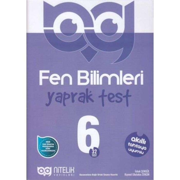 Nitelik Yaprak Test 6.Sınıf Fen Bilimleri