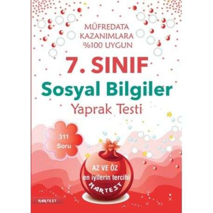 Nartest Yayınları 7. Sınıf Sosyal Bilgiler Yaprak Test ( Müfredat)