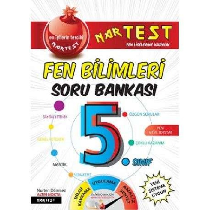 Nartest Yayınları 5. Sınıf Mavi Fen Bilimleri Soru Bankası Fen Liseler