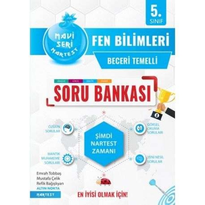 Nartest Yayınları 5. Sınıf Mavi Fen Bilimleri Soru Bankası