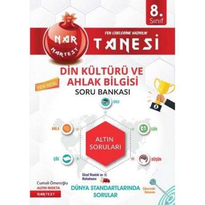 Nartest Yayınları 8. Sınıf Nar Tanesi Din Kültürü Ve Ahlak Bilgisi Alt