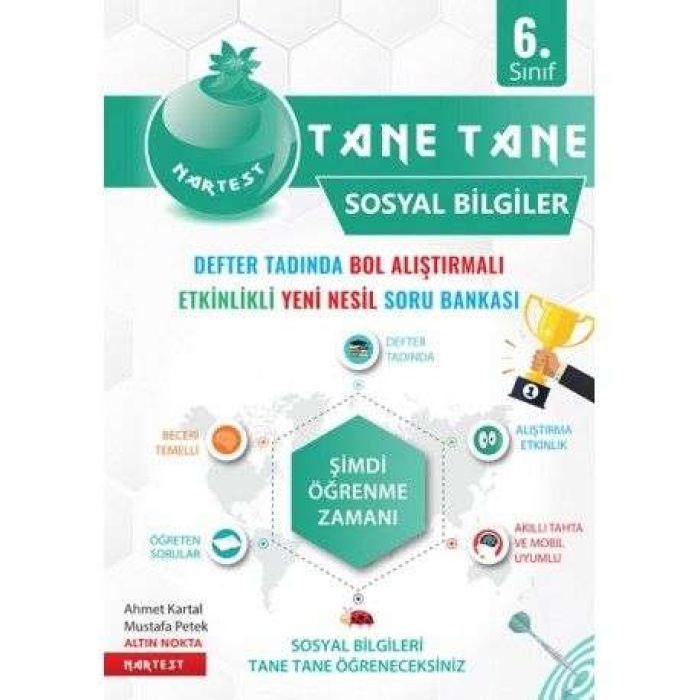 Nartest Yayınları 6. Sınıf Defter Tadında Tane Tane Sosyal Bilgiler