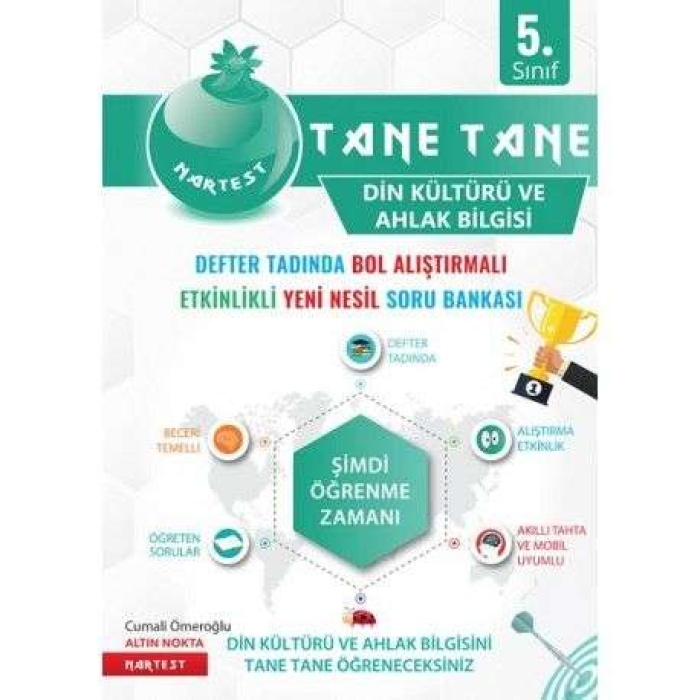 Nartest Yayınları 5. Sınıf Defter Tadında Tane Tane Din Kültürü Ve Ahl