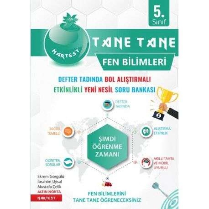 Nartest Yayınları 5. Sınıf Defter Tadında Tane Tane Fen Bilimleri