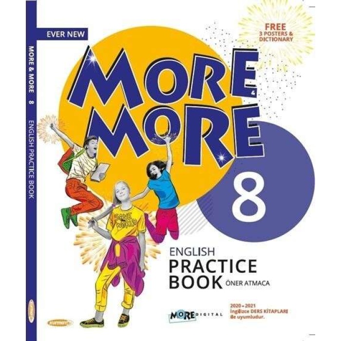 Kurmay Yayınları 8.Sınıf More & More Englısh Practıce Book + Dıctıonar