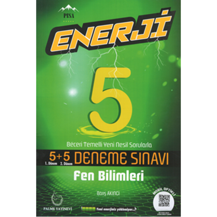 Palme 5.Sınıf Enerji Fen Bilimleri 5+5 Deneme Sınavı