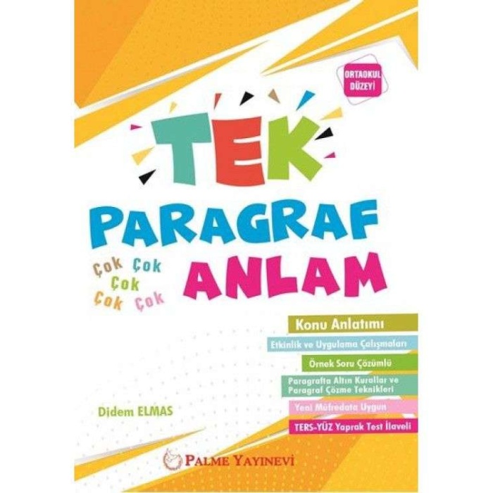 Palme Tek Paragraf Çok Anlam Konu Anlatımlı ( Tersyüz )