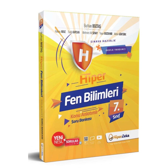 Hiperzeka Yayınları 7. Sınıf Hiper Fen Bilimleri Konu Anlatımlı Soru B