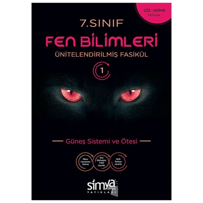 Simya Yayınları 7.Sınıf Fen Bilimleri Ünitelendirilmiş Fasikül 1