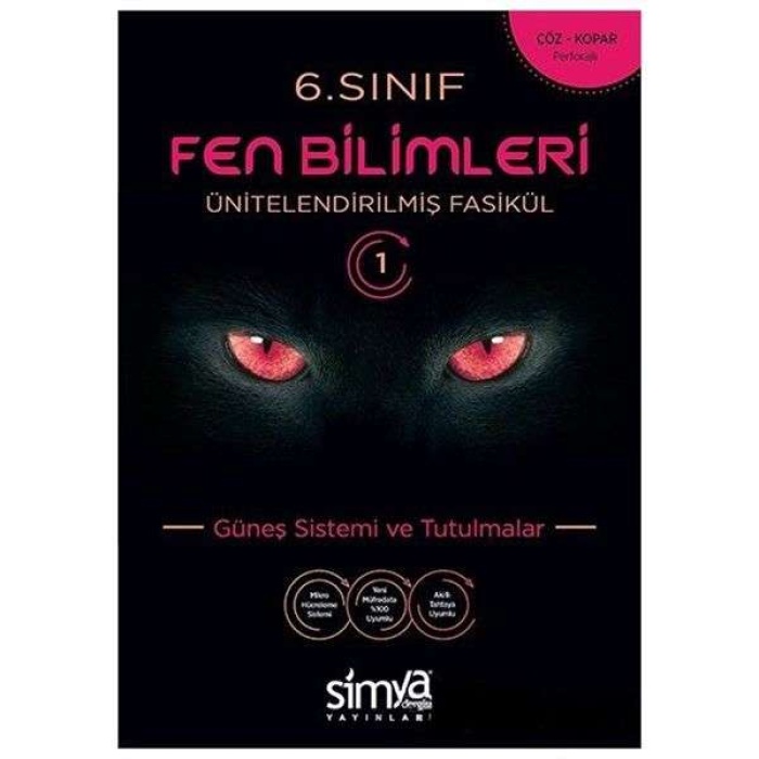 Simya Yayınları 6.Sınıf Fen Bilimleri  Ünitelendirilmiş Fasikül 2