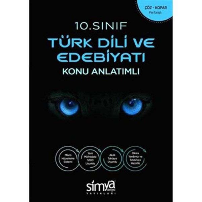 Simya Yayınları 10.Sınıf Türk Dili Ve Edebiyatı  Konu Özetli Soru Fasi