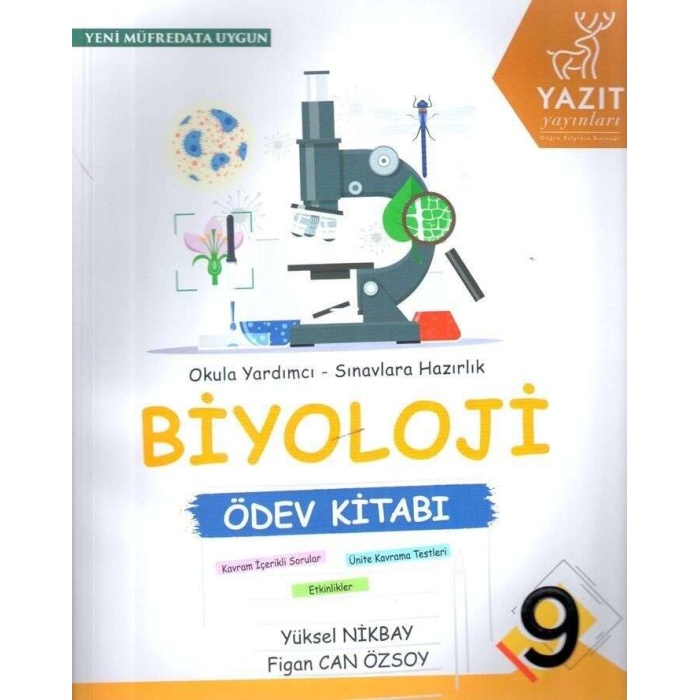 Yazıt 9.Sınıf Biyoloji  Ödev Kitabı