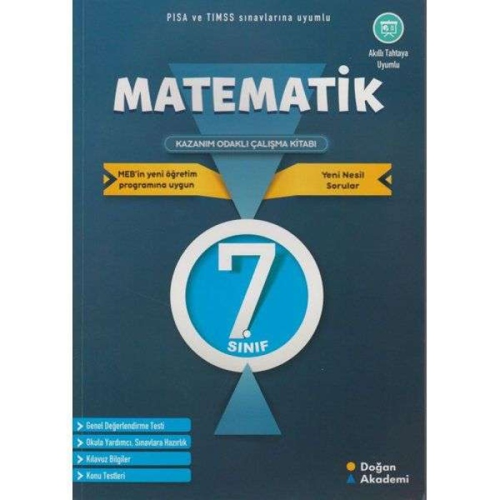 Doğanak Yayınları 7. Sınıf Matematik Kazanım Odaklı Çalışma Kitabı