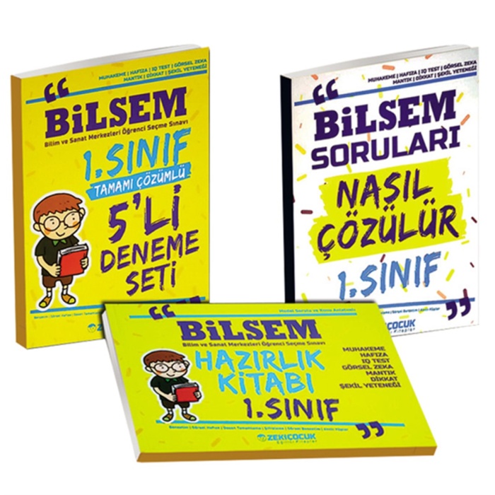 Zeki Çocuk Yayınları 1. Sınıf Bilsem Hazırlık Seti