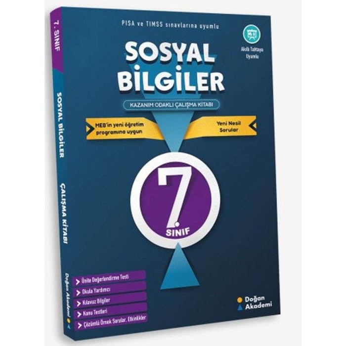 Doğanak Yayınları 7. Sınıf Sosyal Bilgiler Kazanım Odaklı Çalışma Kita